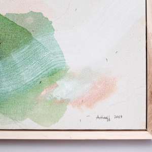 Bloodroot Wildflower Canvas Print by Alicia Hauff Studio 