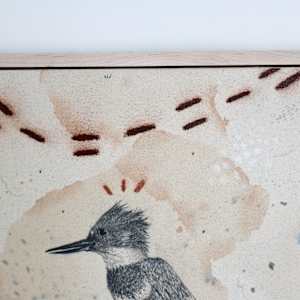 Belted Kingfisher, Dive, Rattle and Roll by Alicia Hauff Studio 