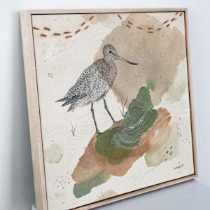 Marbled Godwit, Tubular Migrant by Alicia Hauff Studio 