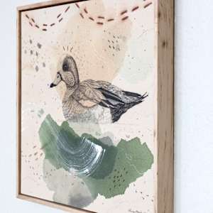 "American Wigeon, Dabbling With Pizazz" by Alicia Hauff Studio 