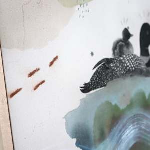 Loon Canvas Print by Alicia Hauff Studio 