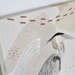 Great Blue Heron Canvas Print by Alicia Hauff Studio 