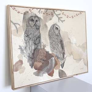 Great Gray Owl, Magisterial Giant of the North by Alicia Hauff Studio 