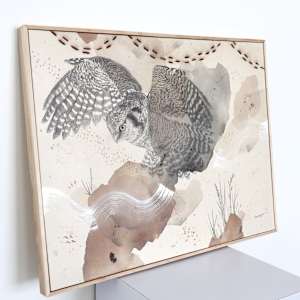 Northern Hawk Owl, More Hawk Than Owl by Alicia Hauff Studio 