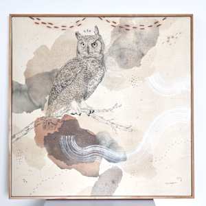 Great Horned Owl, Fabled Wisdom and Power by Alicia Hauff Studio
