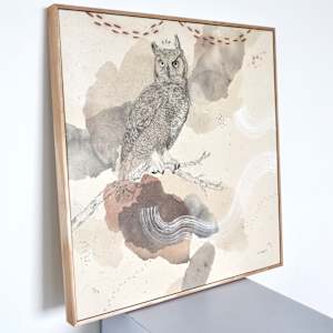 Great Horned Owl, Fabled Wisdom and Power by Alicia Hauff Studio 
