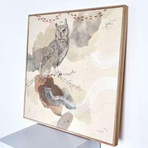 Great Horned Owl, Fabled Wisdom and Power by Alicia Hauff Studio 