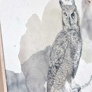 Great Horned Owl, Fabled Wisdom and Power by Alicia Hauff Studio 