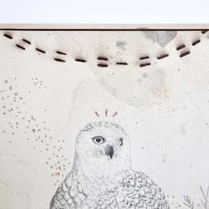 Snowy Owl, Otherworldly and Ancient by Alicia Hauff Studio 