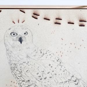 Snowy Owl, Otherworldly and Ancient by Alicia Hauff Studio 