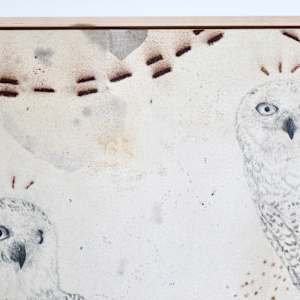 Snowy Owl, Otherworldly and Ancient by Alicia Hauff Studio 
