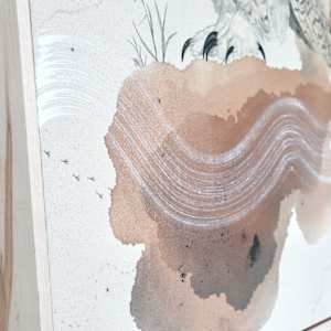 Snowy Owl, Otherworldly and Ancient by Alicia Hauff Studio 