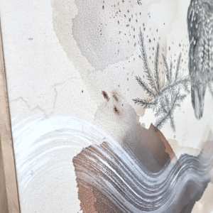 Boreal Owl, Alpine Solitaire by Alicia Hauff Studio 