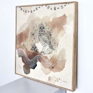 Burrowing Owl, Howdy Birds Who Hiss by Alicia Hauff Studio 