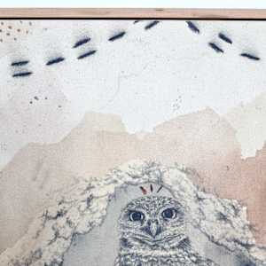 Burrowing Owl, Howdy Birds Who Hiss by Alicia Hauff Studio 