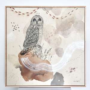 Short-Eared Owl, Open-Country Acrobat by Alicia Hauff Studio