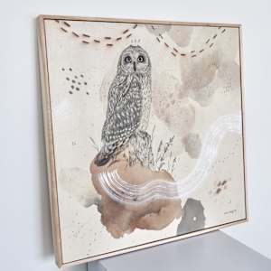 Short-Eared Owl, Open-Country Acrobat by Alicia Hauff Studio 