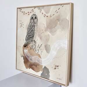 Short-Eared Owl, Open-Country Acrobat by Alicia Hauff Studio 
