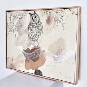 Long-Eared Owl is All Ears by Alicia Hauff Studio 