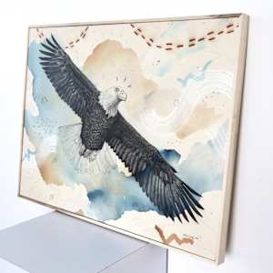 "Bald Eagle, Sacred Emblem & Protector" by Alicia Hauff Studio 