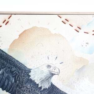 "Bald Eagle, Sacred Emblem & Protector" by Alicia Hauff Studio 