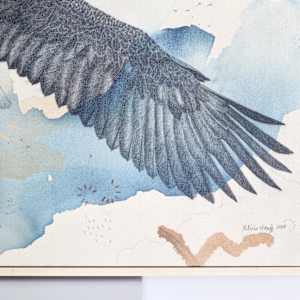 "Bald Eagle, Sacred Emblem & Protector" by Alicia Hauff Studio 