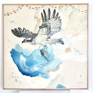 "Osprey Takes the Plunge" by Alicia Hauff Studio