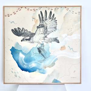 "Osprey Takes the Plunge" by Alicia Hauff Studio 