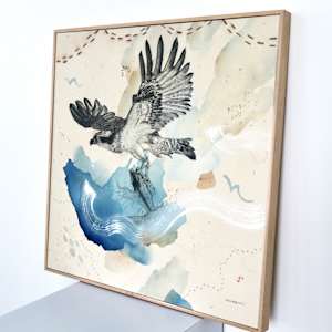 "Osprey Takes the Plunge" by Alicia Hauff Studio 