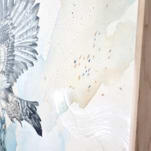 "Osprey Takes the Plunge" by Alicia Hauff Studio 