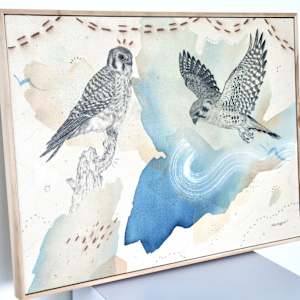 "American Kestrel, Small But Fierce" by Alicia Hauff Studio 
