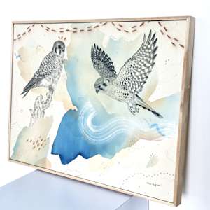 "American Kestrel, Small But Fierce" by Alicia Hauff Studio 