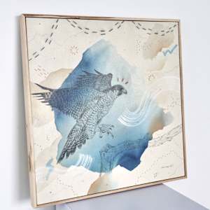 "Peregrine Falcon, Flying Ace" by Alicia Hauff Studio 