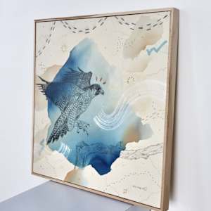 "Peregrine Falcon, Flying Ace" by Alicia Hauff Studio 