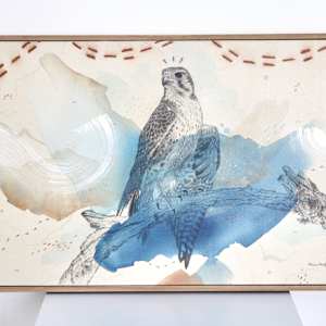 "Prairie Falcon, Spirit in the West" by Alicia Hauff Studio