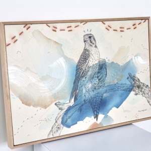 "Prairie Falcon, Spirit in the West" by Alicia Hauff Studio 