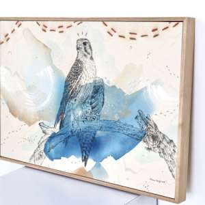 "Prairie Falcon, Spirit in the West" by Alicia Hauff Studio 
