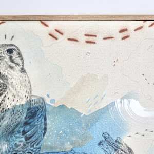"Prairie Falcon, Spirit in the West" by Alicia Hauff Studio 