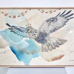 "Rough Legged Hawk, Guardian of the North" by Alicia Hauff Studio