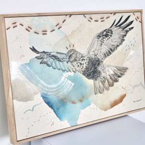 "Rough Legged Hawk, Guardian of the North" by Alicia Hauff Studio 