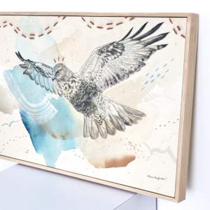 "Rough Legged Hawk, Guardian of the North" by Alicia Hauff Studio 