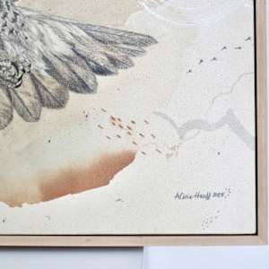 "Rough Legged Hawk, Guardian of the North" by Alicia Hauff Studio 