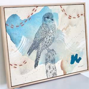 "Merlin, Small in Size, Large in Character" by Alicia Hauff Studio 