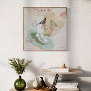 Lark Bunting Canvas Print by Alicia Hauff Studio 