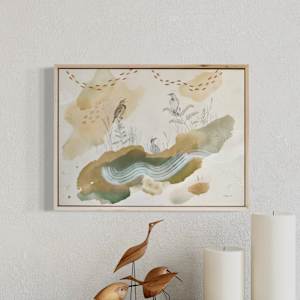 Western Meadowlark Canvas Print by Alicia Hauff Studio 