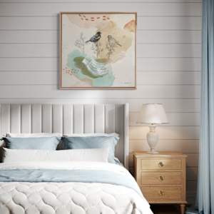 Lark Bunting Canvas Print by Alicia Hauff Studio 