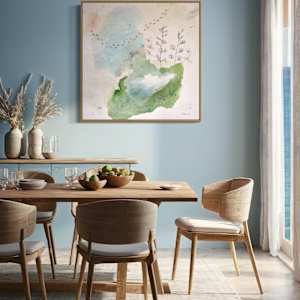 Wild Blue Indigo Canvas Print by Alicia Hauff Studio 