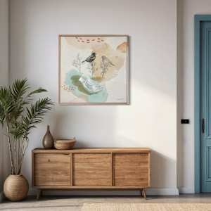 Lark Bunting Canvas Print by Alicia Hauff Studio 