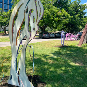 The Seeds We Plant 44 by Alicia Philley  Image: Stage 1 of the "Dispersals," on view June-July 2023 at the Dougherty Art Center across from Butler Park in downtown Austin, TX