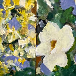 NON-STOP (GARDEN DIPTYCH) by norma greenwood